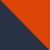 Orange/Navy