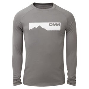 OC137_Bearing_Tee_SS_Grey_Mountains_Front