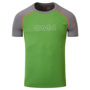 OC142 Flow Tee Simple_0001_OC142_Flow_Tee_Green_Grey_Front