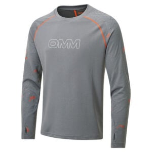 OC144 Flow Tee Simple_0001_OC144_Flow Tee LS_Grey_Angle