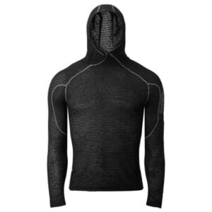 OC154_Core_Hoodie_Black_Front_Hood_up