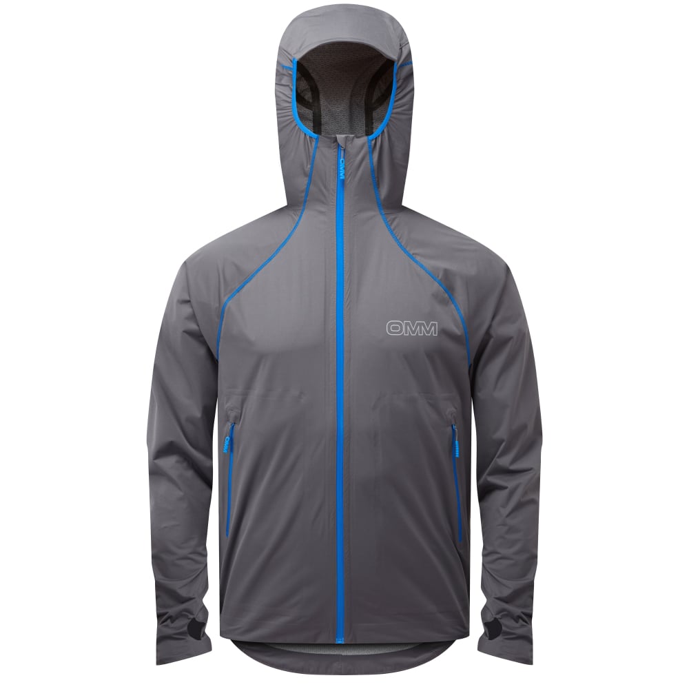 OC195_Kamleika_Jacket_Grey_Front_Hood_Up