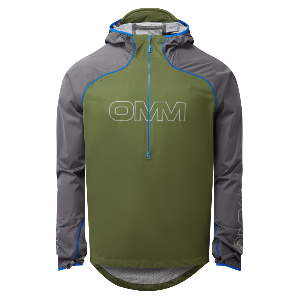 OC197_Kamleika_Smock_Dark_Green_Grey_Front