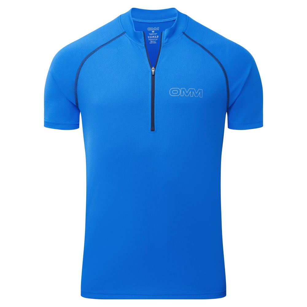 OC198_Bearing_Zip_Tee_Blue_Front