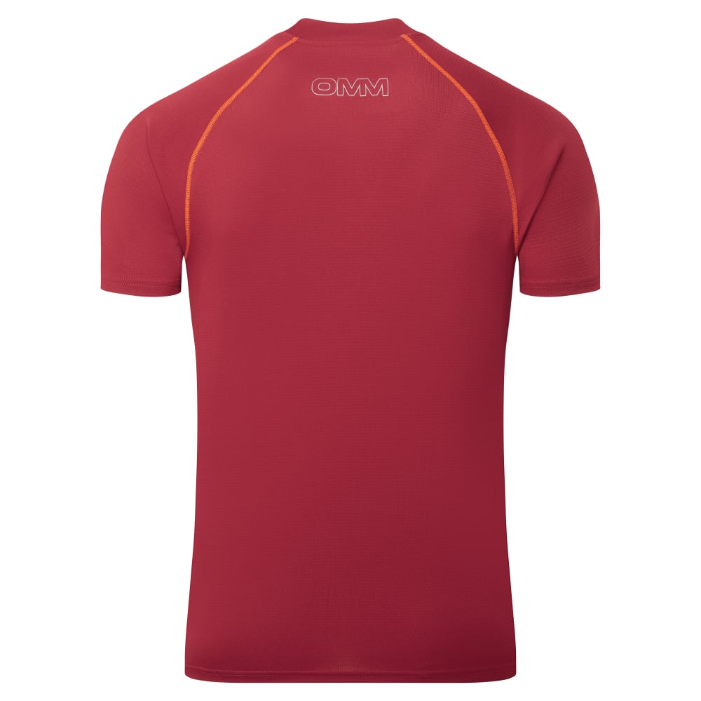 OC198_Bearing_Zip_Tee_Dark_Red_Back