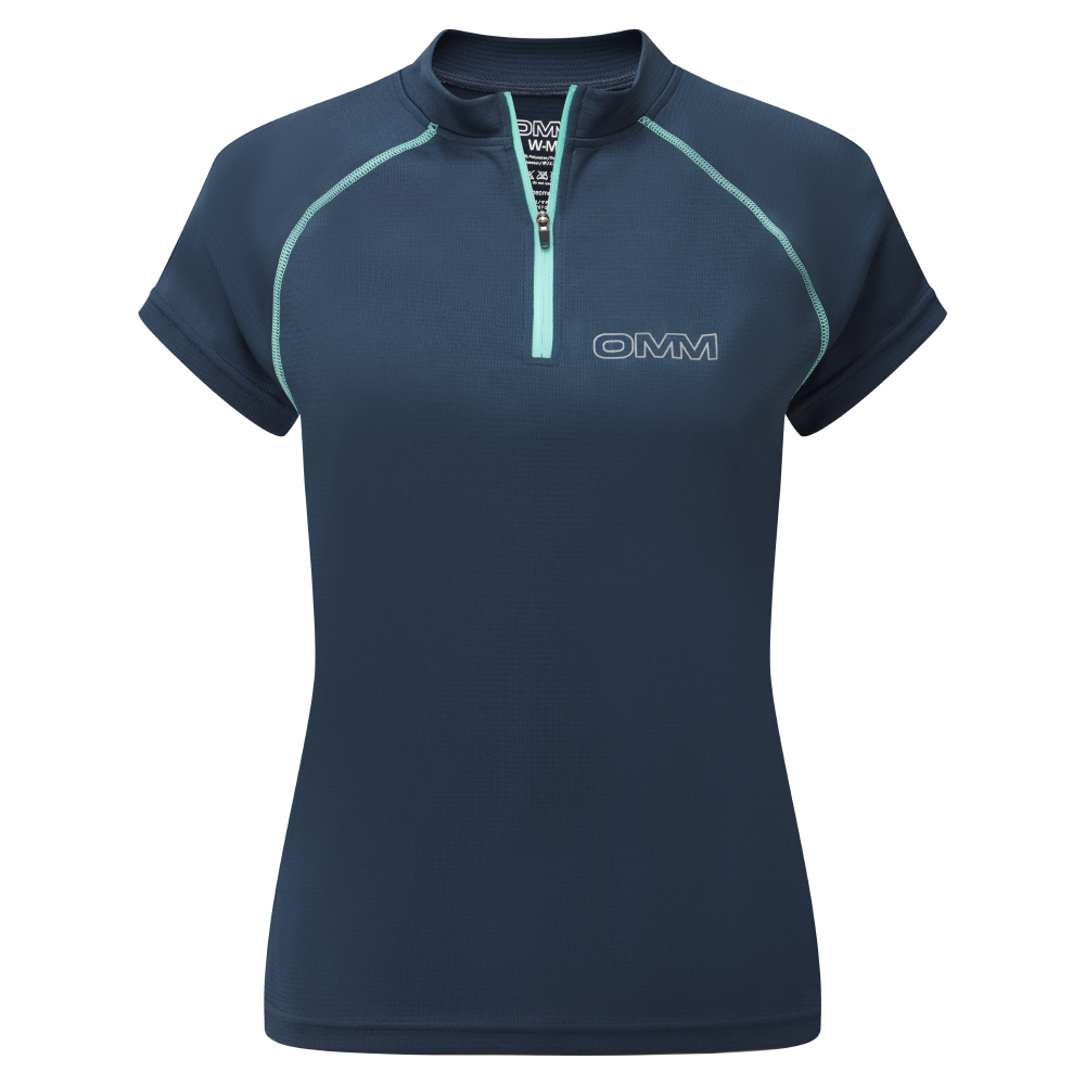 OC199_Bearing_Zip_Tee_Blue_Front womens
