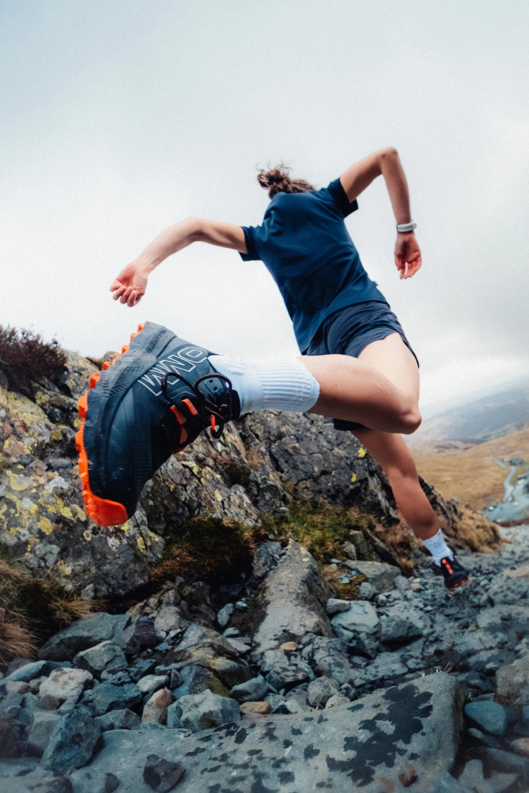 OMM Trail Shoe in use