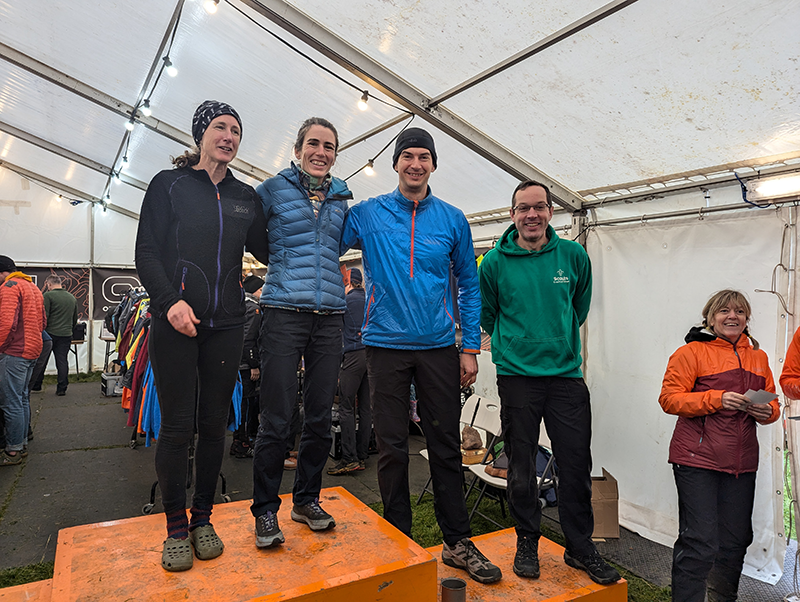 Teams on the podium at the 2024 OMM awards
